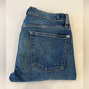 7 For All Mankind Slimmy Slim Straight 31” waist x 30” inseam
